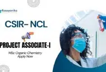 MSc Organic Chemistry Jobs at NCL | Apply Now for Project Associate Role MSc Organic Chemistry Jobs at NCL | Apply Now for Project Associate Role