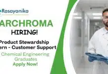 Chemical Engineering Jobs at Archroma | Apply Now For The Product Stewardship Intern – Customer Support Role Chemical Engineering Jobs at Archroma | Apply Now For The Product Stewardship Intern - Customer Support Role