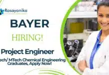Chemical Engineering Jobs at Bayer | Apply Now For The Project Engineer Role Chemical Engineering Jobs at Bayer | Apply Now For The Project Engineer Role