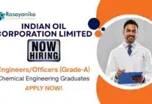 Govt Chemical Engineering Jobs at IOCL | Apply Now For The Engineers/Officers Role Chemical Engineering Jobs at IOCL | Apply Now For The Engineers/Officers Role