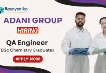 Chemistry Job at Adani Group | Apply Now For The QA Engineer – Explosive Charge Density Inspection Role Chemistry Job at Adani Group | Apply Now For The QA Engineer - Explosive Charge Density Inspection Role