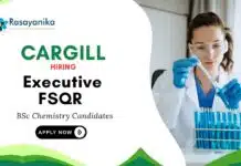 Chemistry Jobs at Cargill | BSc Candidates Apply Now For The Executive Role Chemistry Jobs at Cargill | BSc Biotechnology Candidates Apply Now For The Executive Role