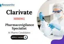 Latest M Pharm Jobs at Clarivate | Apply Now for Pharmacovigilance Role Clarivate Careers for M Pharm Candidates | Apply Now for Pharmacovigilance Role