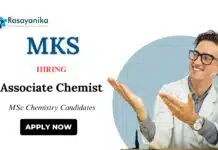 Freshers Analytical Chemistry Jobs at MKS Instruments | Apply Now for Associate Chemist Role Freshers Analytical Chemistry Jobs at MKS Instruments | Apply Now for Associate Chemist Role