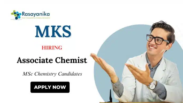 Freshers Analytical Chemistry Jobs at MKS Instruments Apply Now for Associate Chemist Role Freshers Analytical Chemistry Jobs at MKS Instruments | Apply Now for Associate Chemist Role