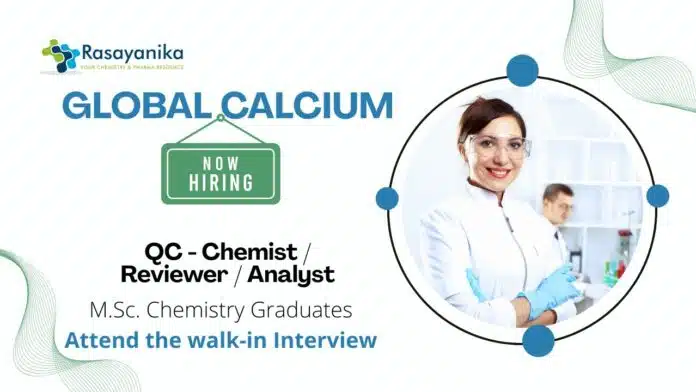 Freshers QC Analyst Jobs MSc Chemistry Graduates Apply Now Freshers QC Analyst Jobs | MSc Chemistry Graduates Apply Now