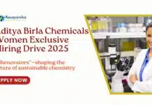 Women Exclusive Hiring Drive 2025 at Aditya Birla Chemicals | MSc Chemistry Candidates Apply Now Women Exclusive Hiring Drive 2025 at Aditya Birla Chemicals | MSc Chemistry Candidates Apply Now