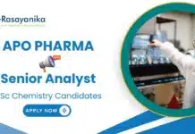 Analyst Job Role at Apotex | MSc Chemistry Candidates Apply Now Analyst Job Role at Apotex | MSc Chemistry Candidates Apply Now