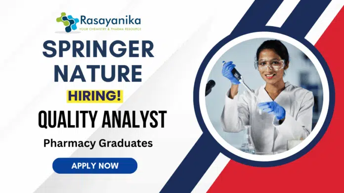 Latest Pharma Jobs at Pune | Apply Now at Springer Nature Latest Pharma Jobs at Pune | Apply Now at Springer Nature
