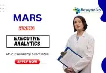 MSc Chemistry Job at Mars – Apply For Executive Analytics Role! MSc Chemistry Job at Mars - Apply For Executive Analytics Role!