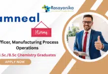 Manufacturing Job at Amneal For Chemistry Graduates | Apply Now Manufacturing Job at Amneal For Chemistry Graduates | Apply Now