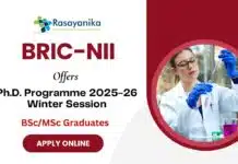 Ph.D. Programme 2025-26 at BRIC-NII | BSc/MSc Graduates Apply Now Ph.D. Programme 2025-26 at BRIC-NII BScMSc Graduates Apply Now