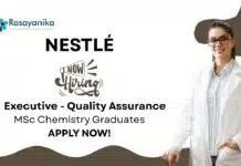 QA Chemistry Job | Apply Now For The Executive Role at Nestle QA Chemistry Job | Apply Now For The Executive Role at Nestle