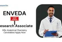 Research Associate Jobs at Enveda | MSc Analytical Chemistry Candidates Apply Now Research Associate Jobs at Enveda | MSc Analytical Chemistry Candidates Apply Now