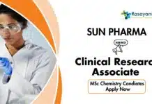 MSc Chemistry Apply For CRA Jobs at Sun Pharma – Apply Now Chemistry CRA Job Openings at Sun Pharma - Apply Now