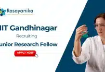 JRF Recruitment at IIT Gandhinagar | MSc Chemistry Candidates Apply Now JRF Recruitment at IIT Gandhinagar | MSc Chemistry Candidates Apply Now