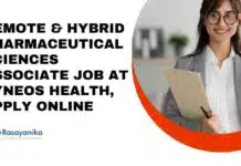Remote & Hybrid Pharmaceutical Sciences Associate Job at Syneos Health, Apply Online MSc Pharmaceutical Sciences Job Openings at Syneos
