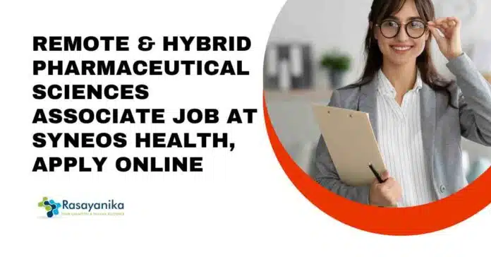 MSc Pharmaceutical Sciences Job Openings at Syneos MSc Pharmaceutical Sciences Job Openings at Syneos
