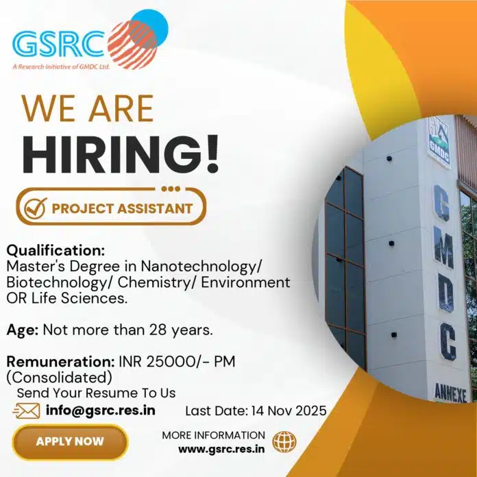 MSc Chemistry Project Assistant Jobs MSc Chemistry Project Assistant Jobs