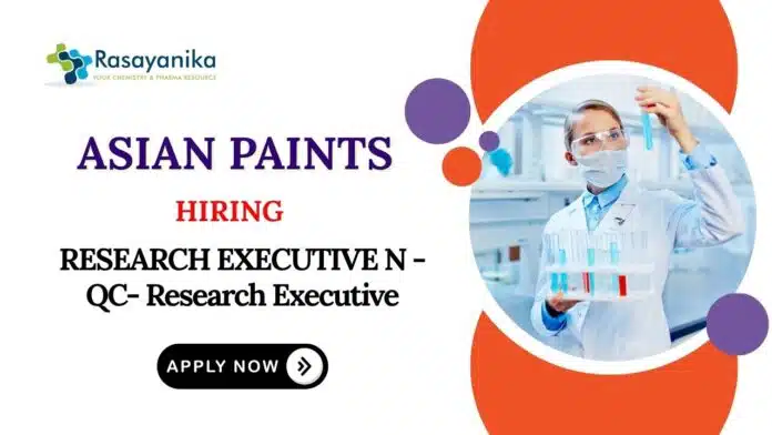 QC Chemist Jobs | Asian Paints Recruitment QC Chemist Jobs | Asian Paints Recruitment