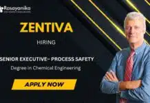 Chemical Engineering Jobs at Zentiva – Apply for Senior Executive Role Chemical Engineering Jobs at Zentiva- Apply for Senior Executive Role