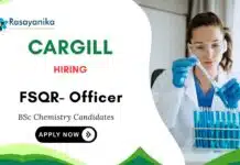 Cargill Careers for BSc Chemistry Graduates | Apply Now for FSQR- Officer Role Cargill Careers for BSc Chemistry Graduates | Apply Now for FSQR- Officer Role