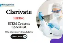Content Specialist Role for Chemistry Graduates | Clarivate Careers Content Specialist Role for Chemistry Graduates Clarivate careers