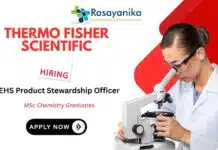 Chemistry Jobs at Thermo Fisher Scientific | Thermo fisher Careers | Apply Now EHS Product Stewardship Officer at Thermo Fisher Scientific , Thermo fisher careers
