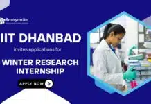 Winter Research Internship Opportunity at IIT Dhanbad | Chemistry & Chemical Engineering Graduates Apply Now Winter Research Internship Opportunity at IIT Dhanbad | Chemical Engineering Graduates Apply Now