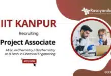 Chemistry Project Associate Jobs | IIT Kanpur Recruitment Chemistry Project Associate Jobs | IIT Kanpur Recruitment