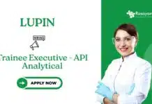 Freshers Chemistry Job at Lupin Freshers Chemistry Jobs at Lupin | Apply for Trainee Executive Role