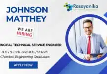 Johnson Matthey APAC Hires Principal Technical Services Engineer | Apply Now Johnson Matthey APAC Hires Principal Technical Services Engineer Apply Now