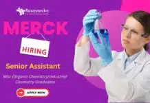 Organic Chemistry Job Openings at Merck – Apply Online Join Merck as Senior Assistant Process R&D & Scale-Up Expert ,Merck careers,msc chemistry jobs,jobs after msc chemistry