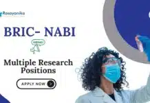 Research Positions at BRIC- NABI – Attend the Walk-In Interview for Chemistry Jobs Research Positions for Chemistry Candidates at BRIC- NABI – Attend the Walk-In Interview