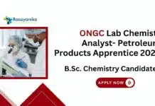 Lab Chemist Jobs | ONGC Recruitment – BSc Chemistry Jobs Lab Chemist Jobs | ONGC Recruitment - BSc Chemistry Jobs