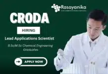 Lead Applications Scientist Job at Croda – Chemical Engineering Candidates Apply Lead Applications Scientist Job at Croda -Mumbai Careers