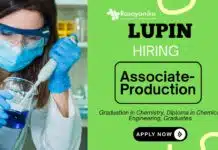 Chemistry Job in India – Manufacturing Job at Lupin Careers Lupin Careers - Chemistry Job for Graduates Manufacturing Job