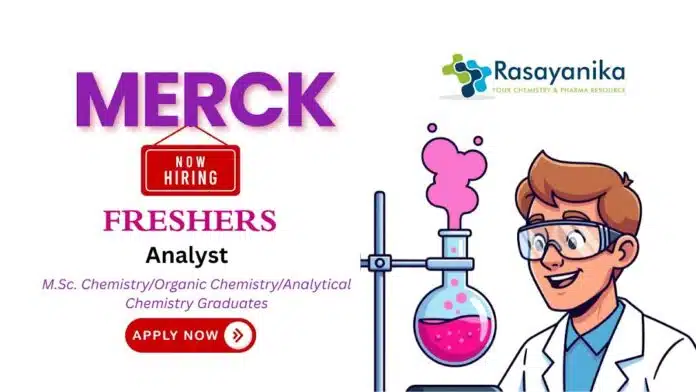 Merck Analyst – REACH & Japan Screening Job in Bangalore , Merck careers,Msc chemistry freshers jobs Merck Analyst – REACH & Japan Screening Job in Bangalore , Merck careers,Msc chemistry freshers jobs