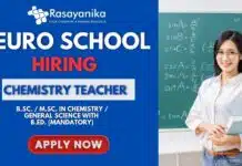 Middle School Chemistry Teacher Job Role – Euro School Hiring Middle School Chemistry Teacher Job Role . Explore more in EURO School careers