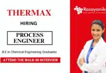 Process Engineer Job at Thermax Limited | Chemical Engineering Careers Process Engineer Job at Thermax Chemical Engineering Careers