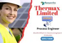 Process Engineer Job at Thermax Pune | EPC & Biogas Engineering | Chem Engg Jobs Process Engineer Job at Thermax Pune,Thermax careers,chemical engineering positions