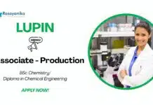 BSc Chemistry Jobs at Lupin | Apply Now for the Associate Production Role BSc Chemistry Jobs at Lupin | Apply Now for the Production Associate Role