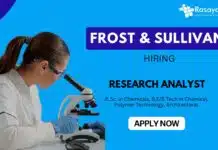 Research Analyst Jobs at Frost & Sullivan- Chemistry Graduates Apply Now Research Analyst Jobs at Frost & Sullivan- Chemistry Graduates Apply Now