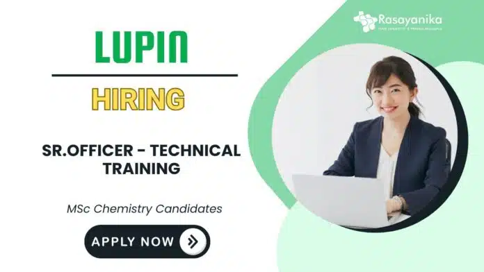 Research Associate Job – Analytical Chemistry & LC-MS at Lupin Careers Research Associate Job – Analytical Chemistry & LC-MS at Lupin Careers
