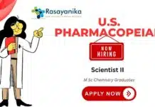 Scientist II – Reference Standard Laboratory (RSL) | USP Hyderabad Hiring 2025 | MSc Chemistry Jobs Scientist II – Reference Standard Laboratory (RSL) ,USP Hyderabad Hiring 2025 ,MSc Chemistry Jobs