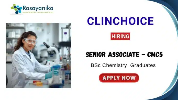 Senior Associate Job at ClinChoice Pharma Graduates Apply Now Senior Associate Job at ClinChoice Pharma Graduates Apply Now