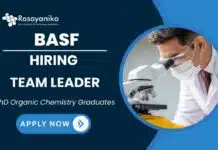 Team Lead – Organic Chemistry R&D | BASF India Careers in Navi Mumbai Team Lead Job BASF India Careers-Organic Chemistry Job