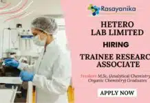 Trainee Research Associate | Hetero Careers- Research Associate Jobs | Fresher Jobs Trainee Research Associate Hetero Careers- Research Associate Jobs Fresher Jobs