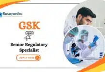 GSK Careers 2025 | MSc Chemistry Graduates Apply Now for Regulatory Affairs Specialist GSK Careers 2025 | MSc Chemistry Graduates Apply Now for Regulatory Affairs Specialist