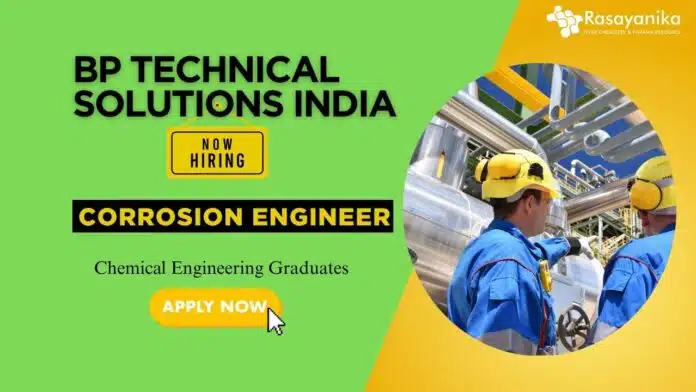 Chemical Engineering Jobs at BP TSI Pune – Corrosion Engineer Career Opportunities Chemical Engineering Jobs at BP TSI Pune – Corrosion Engineer Career Opportunities
